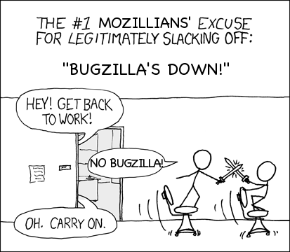 No bugzilla cartoon